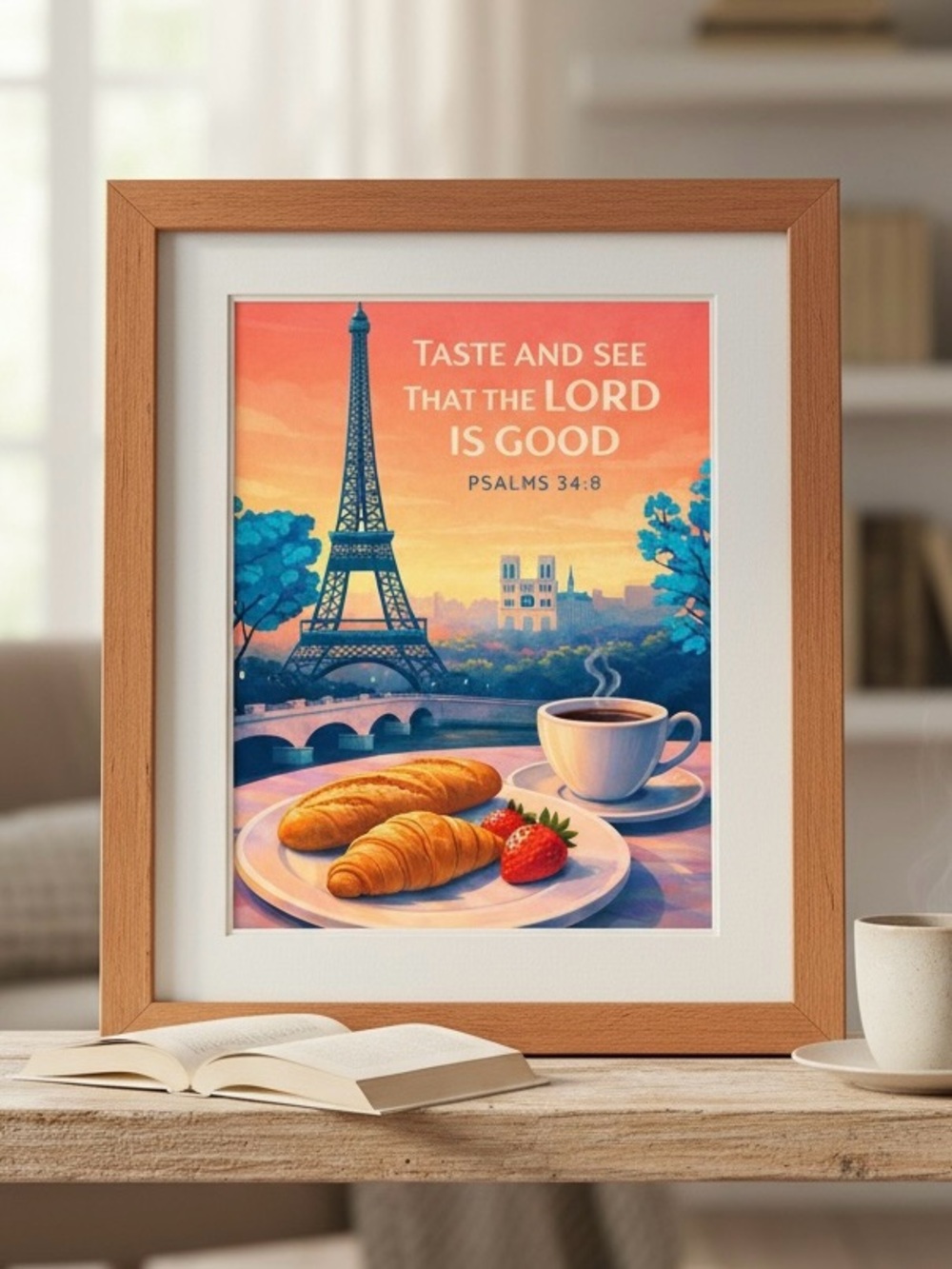 DDS Art Print, 8x10, Bible Verse, Paper Print, Unframed, Travel Series
